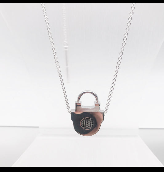 FLOWER OF LIFE8 |SILVER NECKLACE ARTPIECE 2019