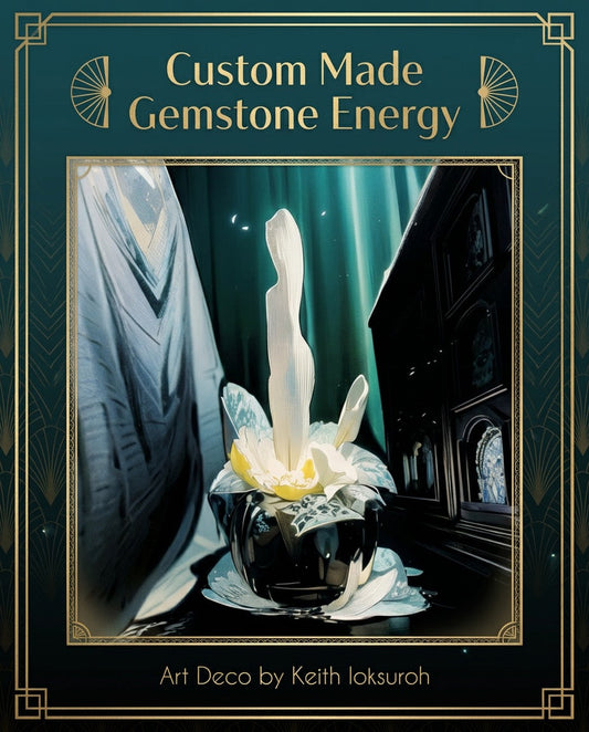 Custom made gemstone energy Art Deco 水晶能量藝品 ｜私人定製